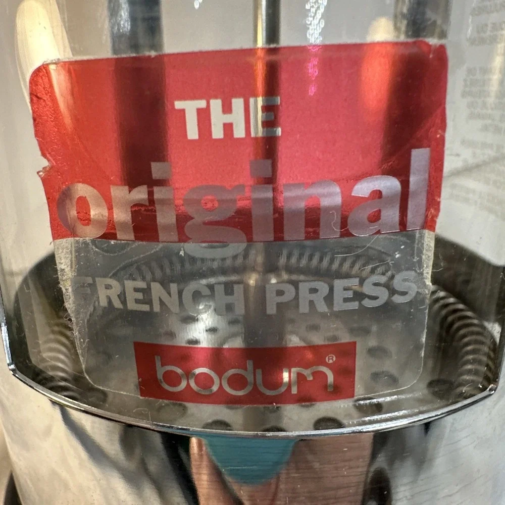 Bodum The Original French Press 3 Cup Coffee Maker Glass and Chrome